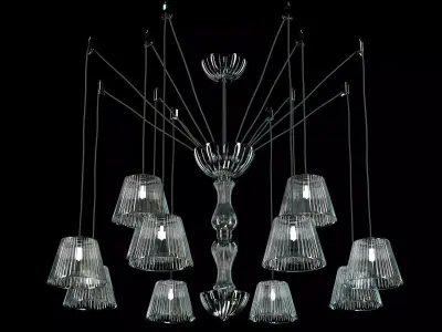 Adria chandelier by italamp 3D model