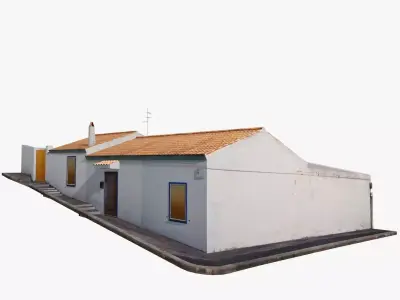 Fisherman Home - Low Poly Low-poly 3D model