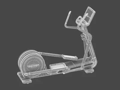 Technogym Elliptical Artis Synchro 3D model