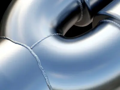 Flowmaster Exhaust Tip 3 In Dual Out Angle Cut 3D model