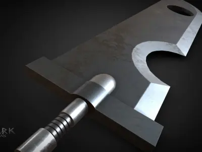 Kubikiribocho Naruto Low-poly 3D model