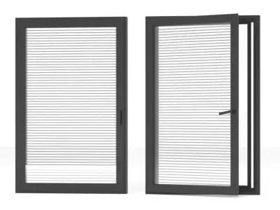 WINDOWS with lines like blinds Free 3D model