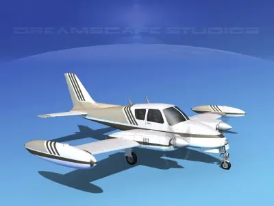 Cessna 310 V03 3D model