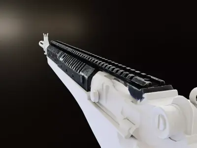 VLTOR CASV14 Rail System for M1A and M14 Low-poly 3D model