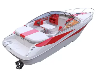speed wea boat 3D model