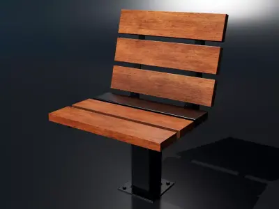 Outdoor Chair Free low-poly 3D model