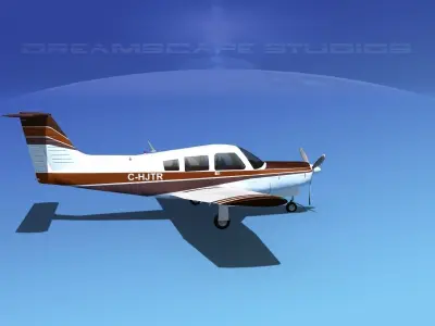 Piper PA-28R-201 Arrow III V03 3D model