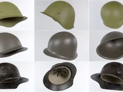 World War Asset Bundle Low-poly 3D model