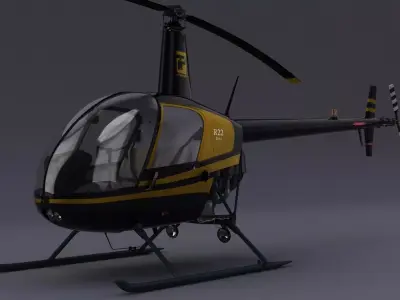 Robinson R22 3D model