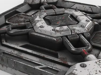 panel sci-fi 06 3D model