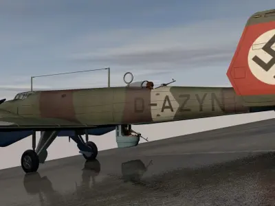 Junkers Ju-86 D-1 3D model