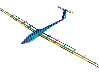DG-100 GLIDER 1-5 SCALE 3D print model