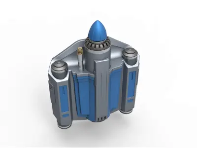 Bo-Katan Kryze Jetpack from The Mandalorian TV series 3D print model