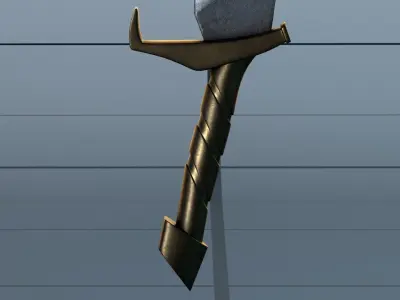 Sword 4 PBR 3D model