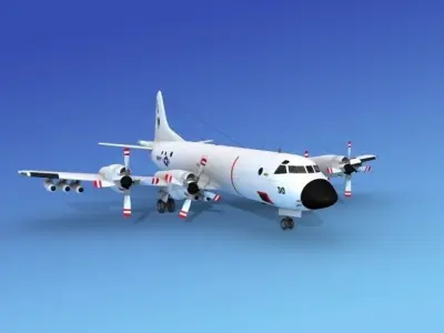 Lockheed P-3 Orion USN5 3D model