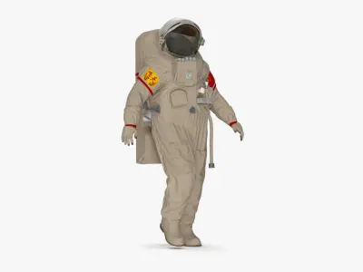 China Feitian Space Suit Rigged for Cinema 4D 3D model