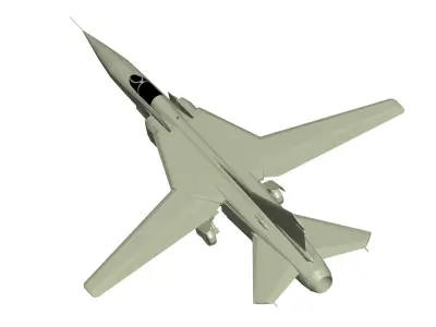 Mikoyan-Gurevich MiG-23 3D model