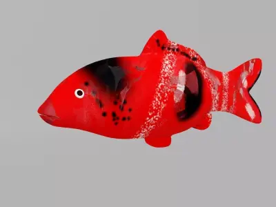 Koi Fish 3D model