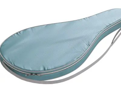 Tennis racket bag 3   Low-poly 3D model