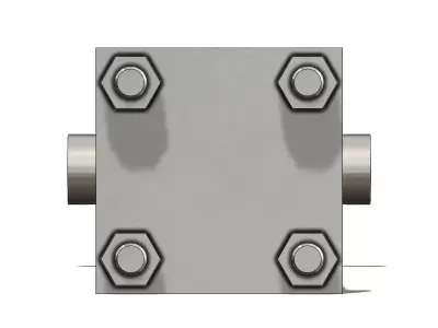 Cilindro Parker CDT3MT1 725F11 R11HFDM Hydraulic Cylinder 3D model