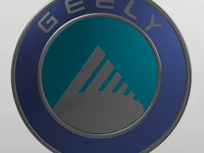 geely logo 3D model