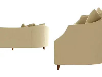 Caracole Seams To Me Sofa UPH SOFFUL 49A Free 3D model