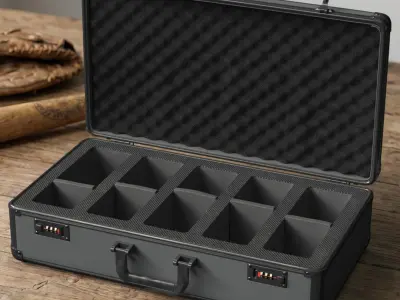 Graded Card Storage Case with Foam Insert Black 3D model
