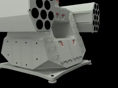 CIWS Close-In Weapon System 3D model