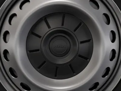 MAN TGE Chassi wheel 2018 3D model