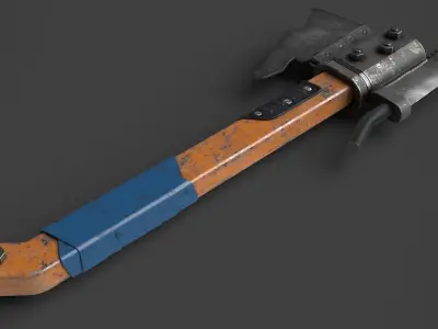Modifiable Strike Weapon 21 Low-poly 3D model