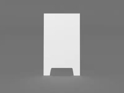 a board  Free low-poly 3D model