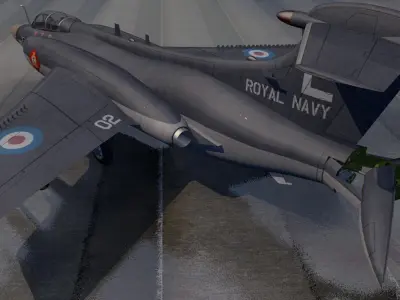 Blackburn Buccaneer S Mk-1 3D model