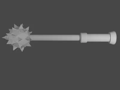 3d melee weapon sets blender Free low-poly 3D model