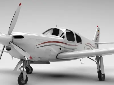 Ruschmeyer R90 230RG Rigged C4D Low-poly 3D model