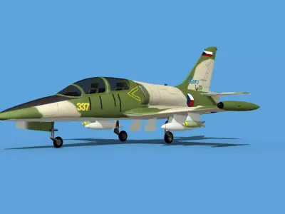 Aero Vodochody L-39C Albatross Cz Rep 05 3D model