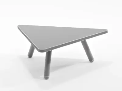 Triangular Couch Table - Koenig Neurath Free 3D model