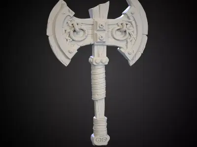 Stylized Axe 22 3D model