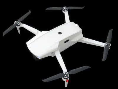 drone model dji phantom quadcopter 3D model