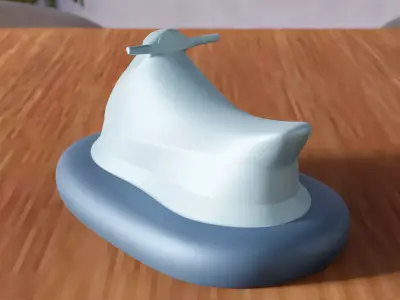 Inflatable Jet Ski Sea Bed - 377 3D print model