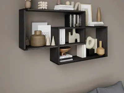 Wall-shelf wall shelves for living room Free 3D model