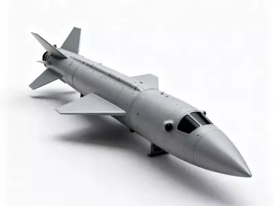 Scrapped Orbiters Realistic Ruined Rocket And Tactical Missile C 3D Model Pack