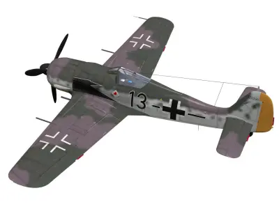 Focke Wulf Fw190 A8 3D model