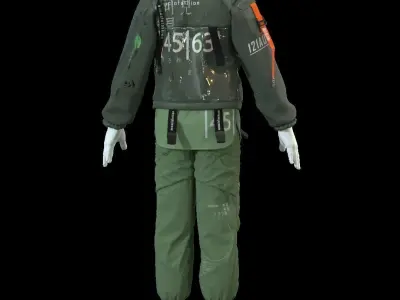 SPORT CYBERPUNK SET 3D model