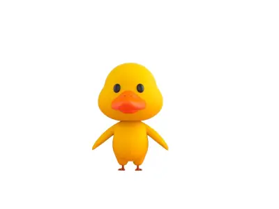 Character212 Duck 3D model