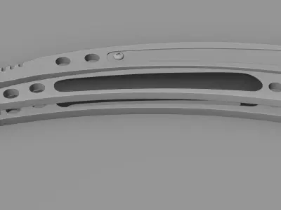 Butterfly knife 3D model