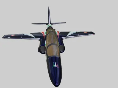 ALENIA Aermacchi M-345 - THE ITALIAN JOB - Low-poly 3D model