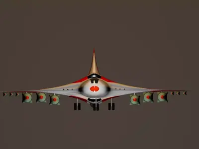 00001 nasa space shuttle - nasa space shuttle Low-poly 3D model