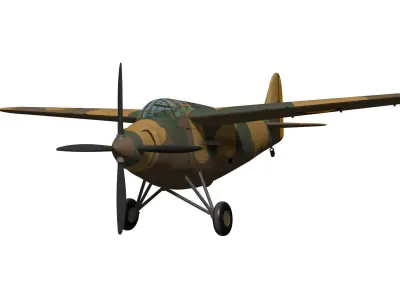 Koolhoven FK55 3D model