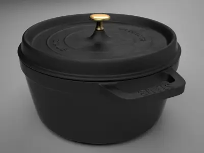 Staub La Cocotte - cooking pot 3D model