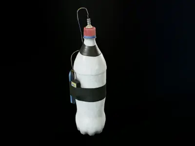 Improvised explosive device Low-poly 3D model